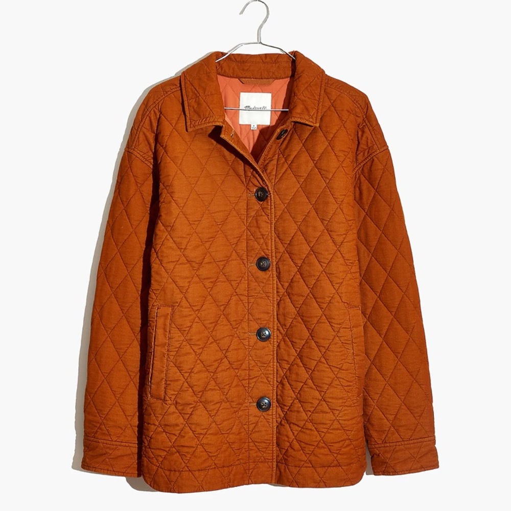 Quilted Corduroy  Madewell Walton Shirt-Jacket